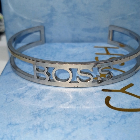 Adornia Jewelry - Vintage Adornia Silvertone Boss Cuff Bracelet